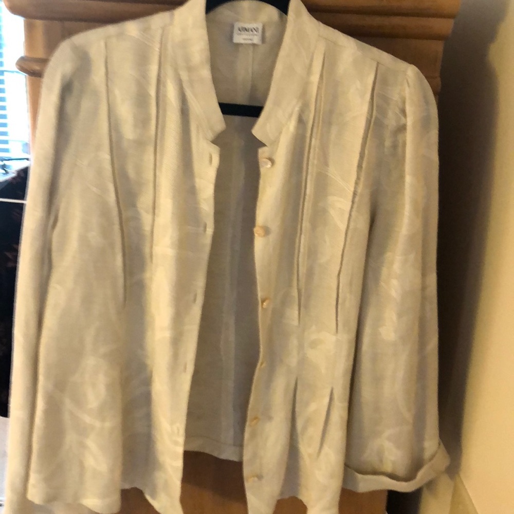 Armani linen top